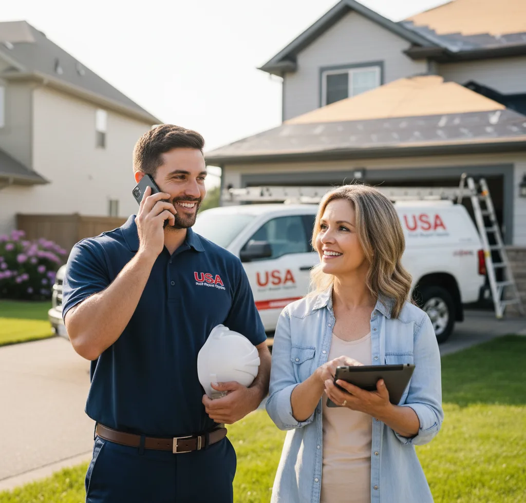 USA Roof Repair Experts customer support in Brookneal
